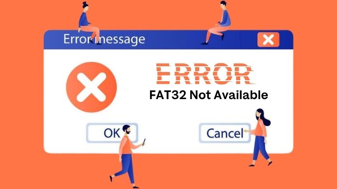 windows not showing fat32