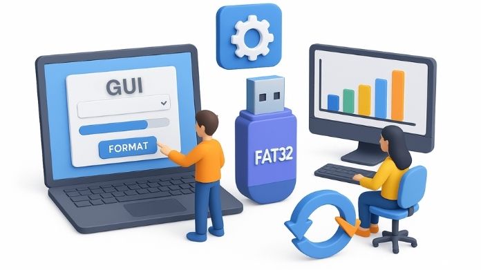 fat32 format failed error