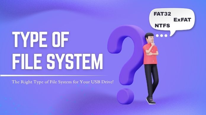 type of file system type of file system