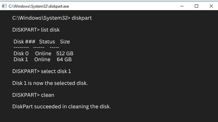 failed to open volume