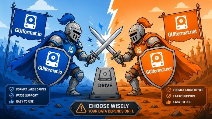 choose fat32 formatter